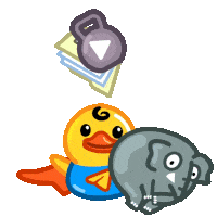 Stiker bebek animasi Telegram d5